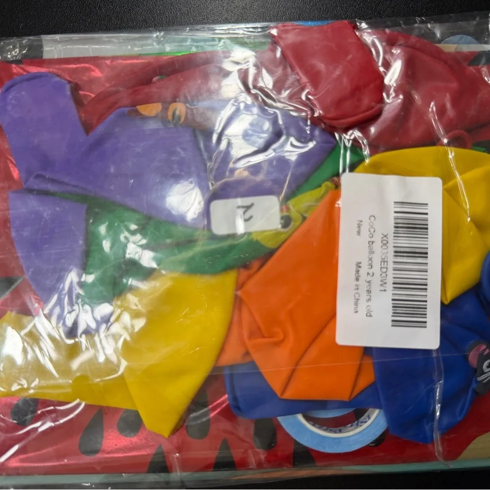 Cocomelon 2 years old Birthday Party Balloon Set - Multicolor